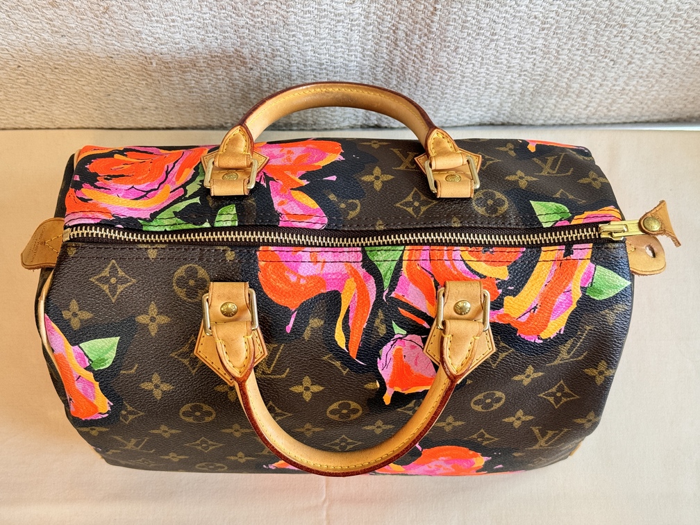 Louis vuitton roses speedy sale